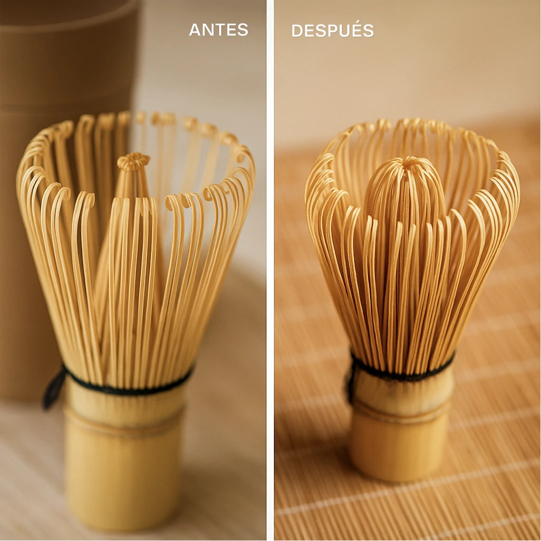 BATIDOR DE BAMBÚ PARA TÉ MATCHA - CHASEN